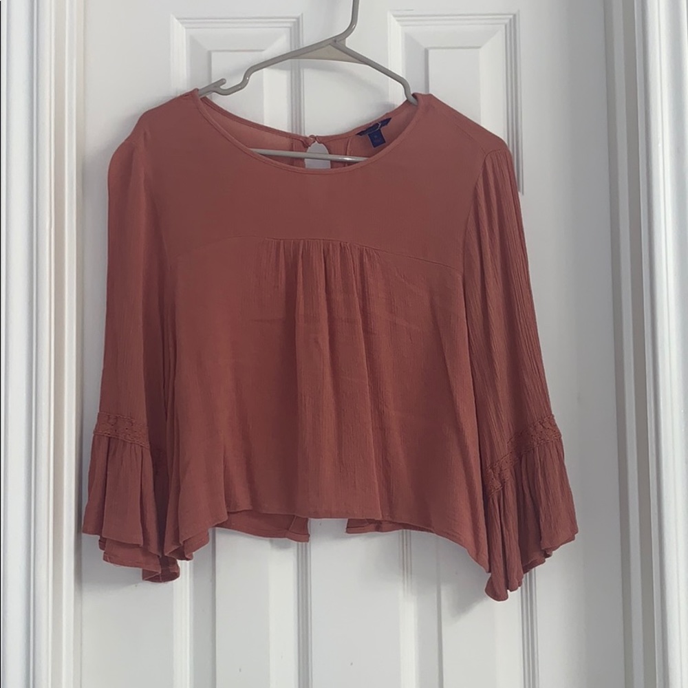 Aeropostale pink long sleeve top